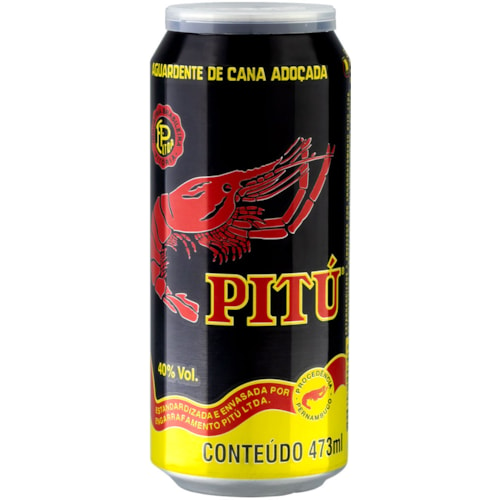 Cachaça Pitú Em Lata 473ml