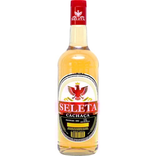 Cachaça Seleta Ouro 1L