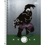 Caderno 10 Matérias Avengers Heróis Espiral Capa Dura Tilibra 160 Fls