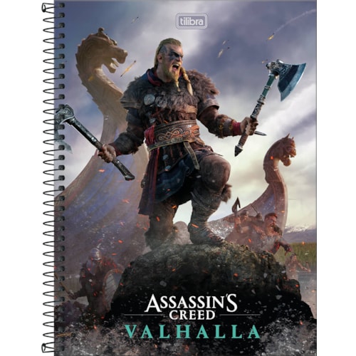 Caderno 10 Matérias Universitário Assassin's Creed Tilibra 200 Fls