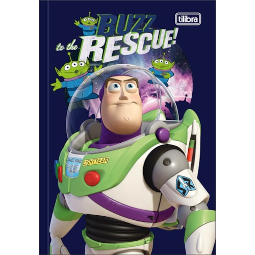 Caderno Brochura Capa Dura 1/4 Toy Story Tilibra 80 Folhas