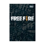 Caderno Brochura Capa Dura Tilibra 1/4 Free Fire 80 Folhas