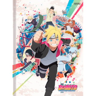 Caderno Brochura São Domingos Boruto Capa Dura 80 Folhas