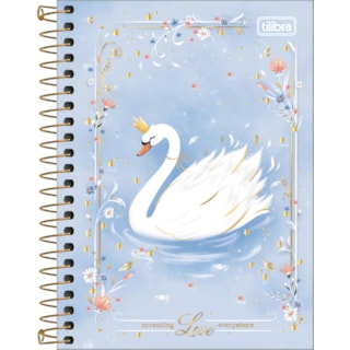 Caderno Capa Dura Tilibra Espiral 1/4 Royal 80 Folhas