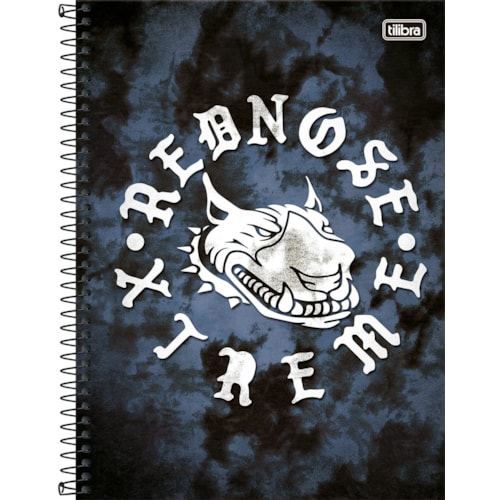 Caderno Capa Dura Universitário 10 Matérias Red Nose Tilibra 160Fls