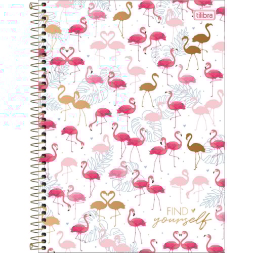 Caderno Capa Dura Universitário 16 Matéria Aloha Tilibra 256 Folhas