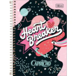 Caderno Capricho 1/4 Capa Dura Tilibra Espiral 80 Folhas