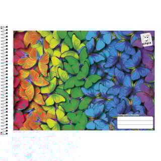 Caderno de Cartografia DNA Capa Dura 60 Folhas