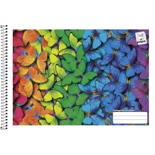 Caderno de Cartografia DNA Capa Dura 60 Folhas