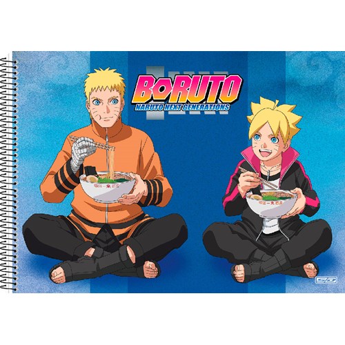 Caderno Universitário São Domingos Naruto 80 Folhas - Destro