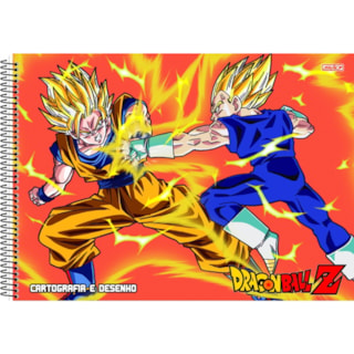 Caderno São Domingos Universitário Dragon Ball 80Fl - Destro