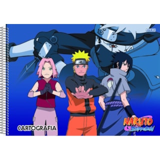 Caderno de Desenho São Domingos Naruto 60Fl