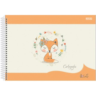 Caderno de Desenho São Domingos So Cute 60Fl