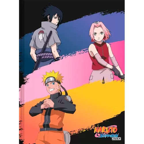 Caderno de Linguagem São Domingos Naruto Brochura 1/4 80 Folhas - Destro