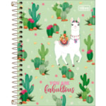 Caderno Espiral Capa Dura 1/4 Hello! Tilibra 80 Folhas