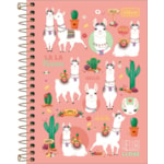 Caderno Espiral Capa Dura 1/4 Hello! Tilibra 80 Folhas