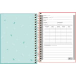 Caderno Espiral Capa Dura 1/4 Hello! Tilibra 80 Folhas