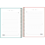 Caderno Espiral Capa Dura 1/4 Hello! Tilibra 80 Folhas