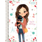 Caderno Espiral Capa Dura 1/4 Hi! Girls Tilibra 80 Folhas