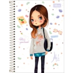 Caderno Espiral Capa Dura 1/4 Hi! Girls Tilibra 80 Folhas