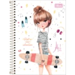 Caderno Espiral Capa Dura 1/4 Hi! Girls Tilibra 80 Folhas