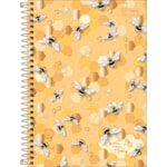 Caderno Espiral Capa Dura Tilibra 1/4 Honey Bee 80 Folhas