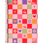 Caderno Espiral Tilibra D+ 1/4 Capa Dura 200 Folhas