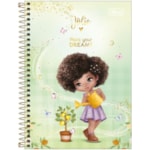 Caderno Espiral Tilibra Jolie 1/4 80 Folhas