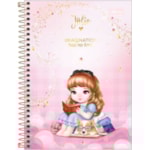Caderno Espiral Tilibra Jolie 1/4 80 Folhas