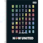 Caderno Espiral Universitário Tilibra 1 Matéria Now United 80 Folhas