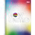 Caderno Espiral Universitário Tilibra 1 Matéria Now United 80 Folhas
