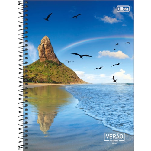 Caderno Espiral Universitário Tilibra 16 Matérias Verão 320 Folhas