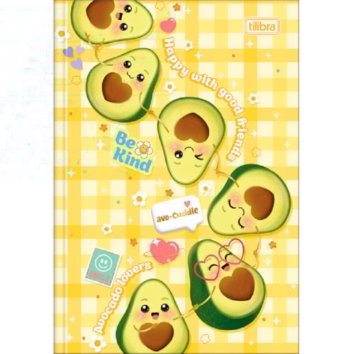 Caderno Infantil Tilibra Abacute 1/4 Brochura Capa Dura 80FL