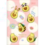 Caderno Infantil Tilibra Abacute 1/4 Brochura Capa Dura 80FL