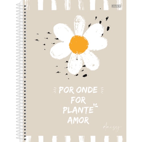 Caderno São Domingos Universitário Daisy 10Mt 160Fl