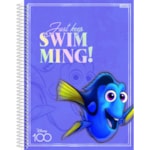 Caderno São Domingos Universitário Disney 100 10Mt 160Fl