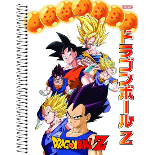 Caderno São Domingos Universitário Dragon Ball 10Mt 160Fl