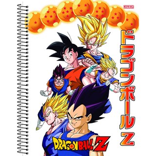 Caderno São Domingos Universitário Dragon Ball 1Mt 80Fl