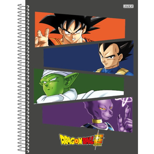 Caderno São Domingos Universitário Dragon Ball 80Fl - Destro