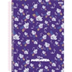 Caderno São Domingos Universitário Espiral Disney Margarida 80Fl