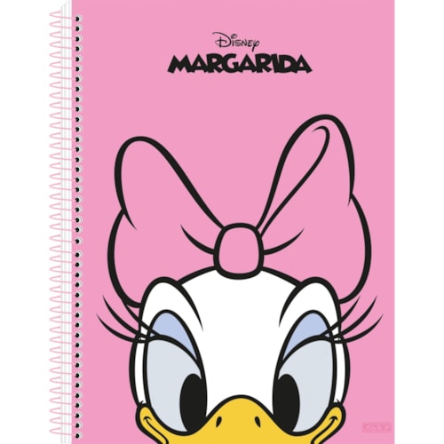 Caderno São Domingos Universitário Espiral Disney Margarida 80Fl