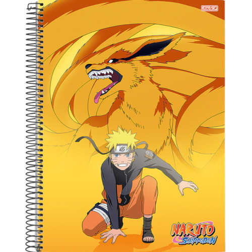 Caderno São Domingos Universitário Naruto 1Mt 80Fl