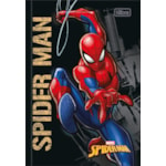 Caderno Spider Man Tilibra Capa Dura 1/4 Brochura 80 Folhas