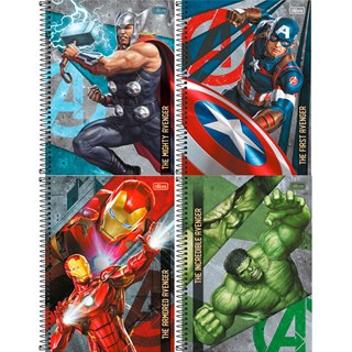 Caderno Tilibra Avengers Universitário 1 Matéria 80Fl