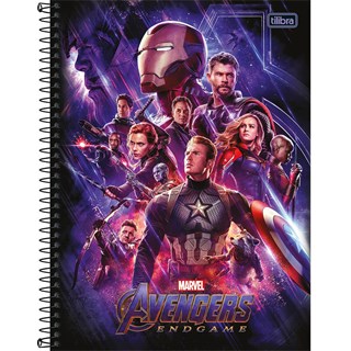 Caderno Tilibra Avengers Universitário 16 Matérias 320Fl