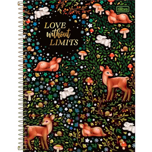 Caderno Tilibra Capa Dura Universitário 1 Matéria Loveland 80 Folhas