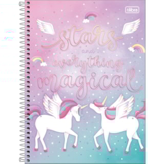 Caderno Tilibra Capa Dura Universitário 10 Matérias Blink 160 Folhas