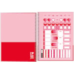 Caderno Tilibra Capa Dura Universitário 10 MT Love Pink 200 FLS