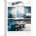 Caderno Tilibra Espiral Capa Dura 1/4 Hot Wheels Concept 80 Folhas