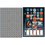 Caderno Tilibra Espiral Capa Dura 1/4 Hot Wheels Concept 80 Folhas